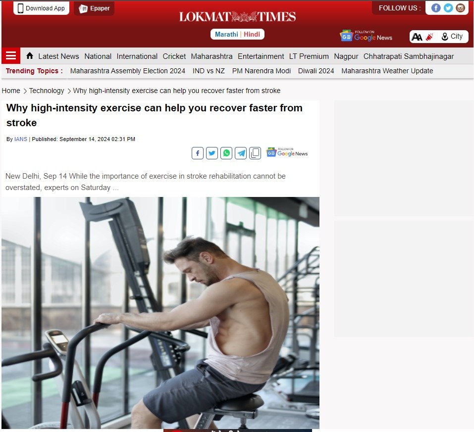 Why High-Intensity Exercise can Help You Recover Faster from Stroke