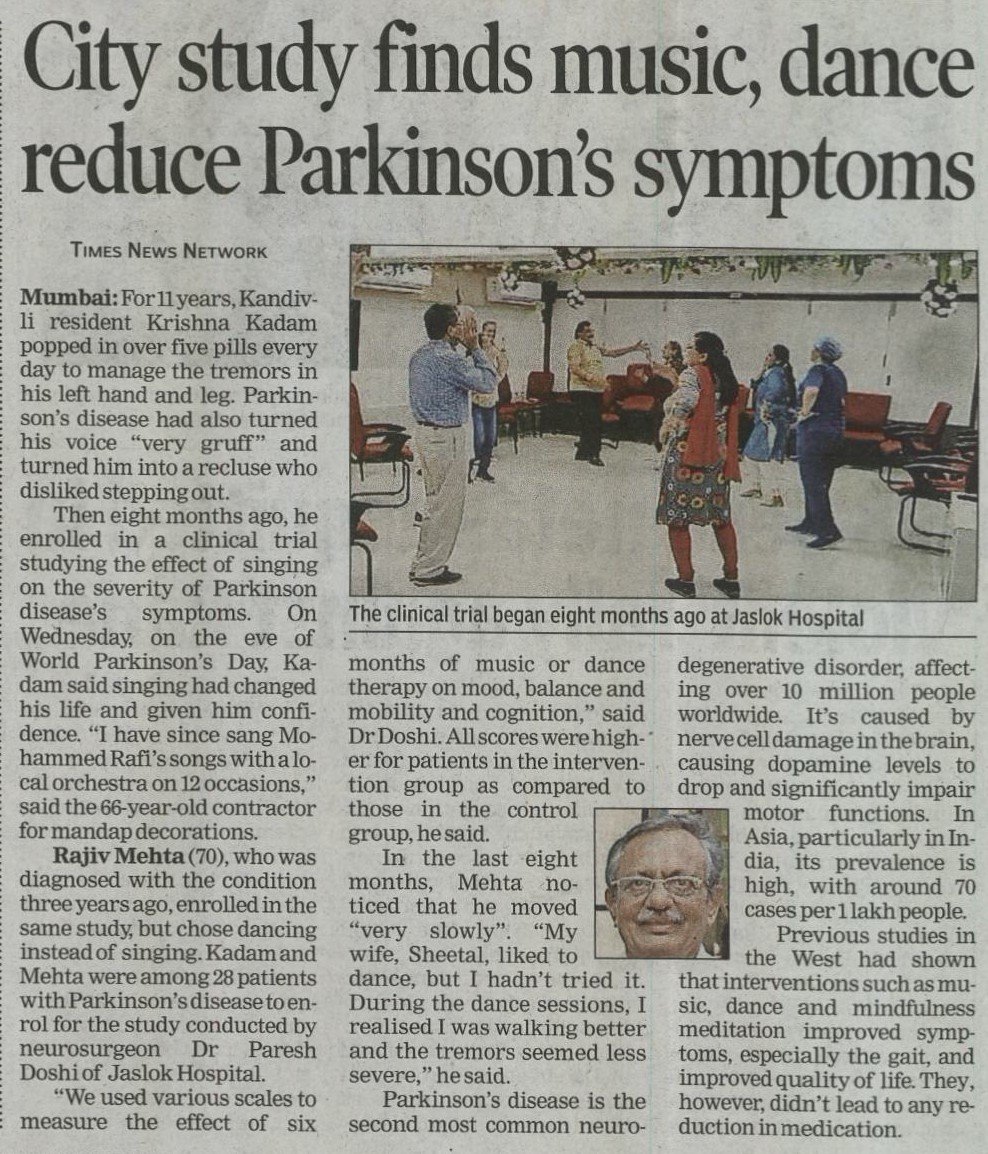 City Finds Music and Dance Reduce Parkinson's Symptoms