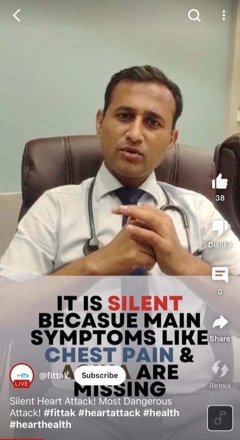 Silent Heart Attack! Most Dangerous Attack