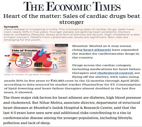 Heart of the matter: Sales of cardiac drugs beat stronger