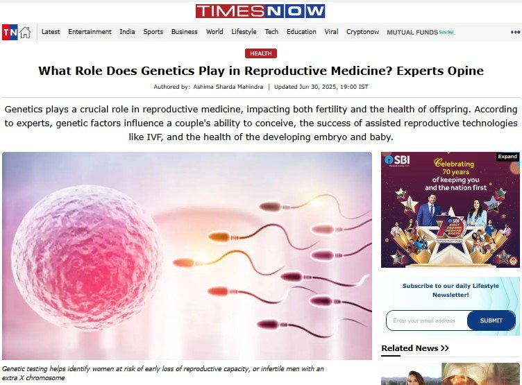 What Role Does Genetics Play in Reproductive Medicine? Experts Opine. - Dr. Prochi F. Madon, Consultant Geneticist, Dept. of Assisted Reproduction and Genetics, at Jaslok Hospital and Research Centre
